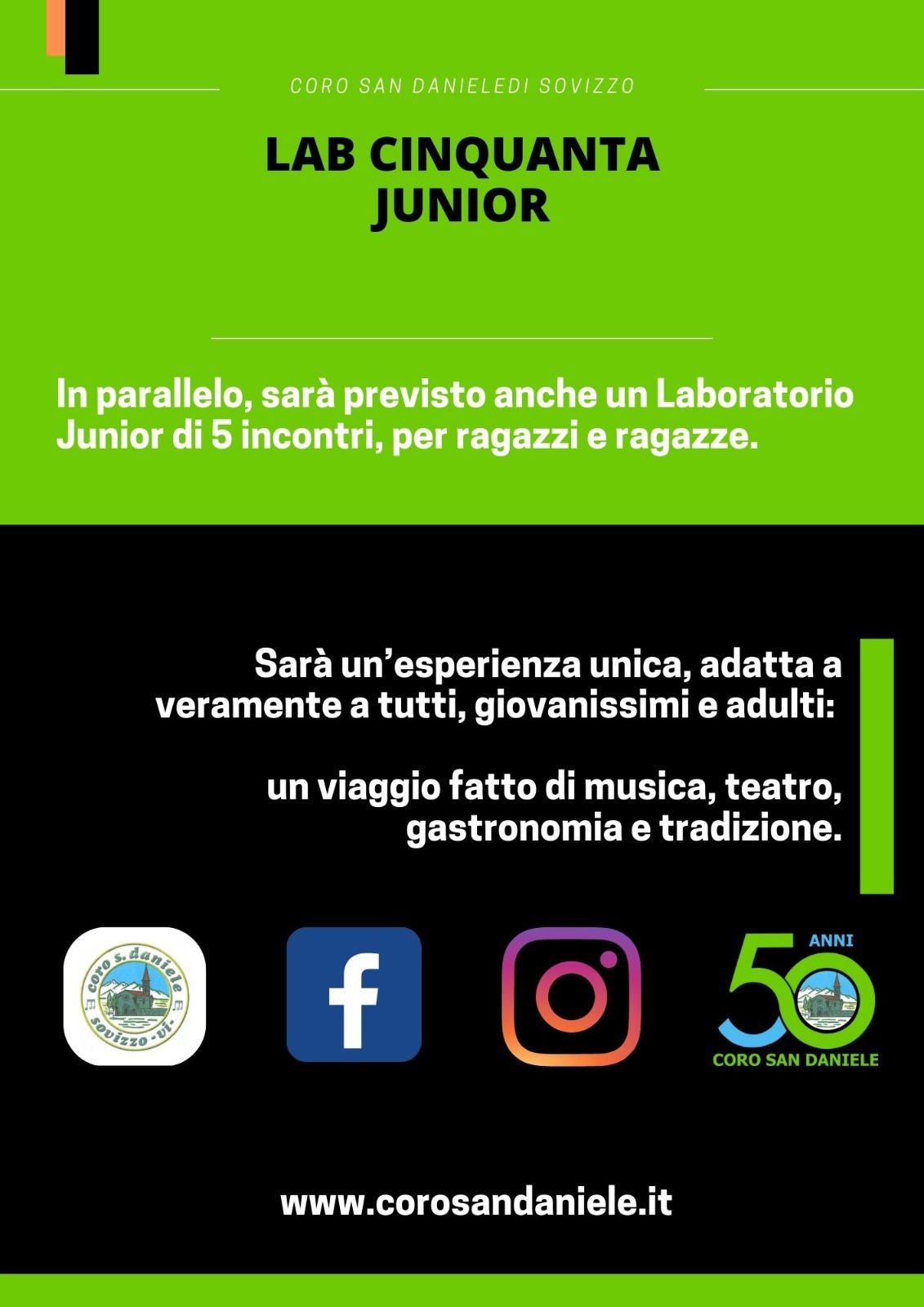 Locandina lab 50 junior